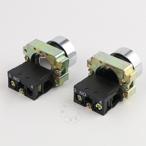 Metal <b>Push</b> <b>Button</b> <b>Switch</b> XB2-BA3311 3341 3351 22mm Round Head Self-Resetting Non-Illuminated Screw Terminal IP40 - Product Image 2