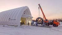 Hangar Gonflable Imperméable de Haute Qualité, Structure Autoportante, Couverture de Pavillon Mobile Temporaire avec Tissu PVC Quatre Saisons