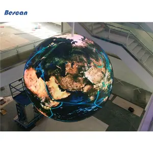 P4 Interior 360 Grados 3D Led Video Sphere Globe Ball Alquiler Pantalla De Visualizacion