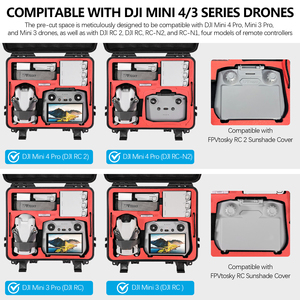 Estuche Rígido Profesional de Doble Capa Amazear para DJI Mini 4 Pro, Bolsa de Transporte Impermeable y Resistente a Golpes con Inserto de Espuma para Accesorios de Drones - Product Image 3