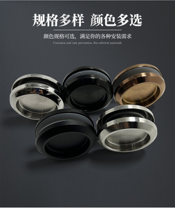 Stainless Steel <b>Glass</b> <b>Door</b> Handle-Invisible Single Hole Concealed Pull Design for Bathroom Kitchen Bedroom Sliding <b>Doors</b> Modern - Product Image 6