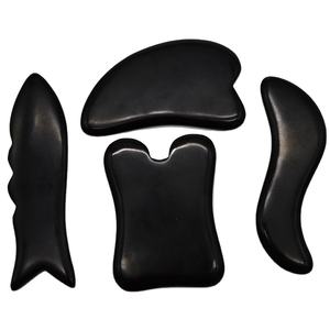Guasha alat pijat 4 buah Set, alat wajah Gua Sha untuk perawatan akupuntur SPA, alat pijat kerokan perawatan Titik - Product Image 1