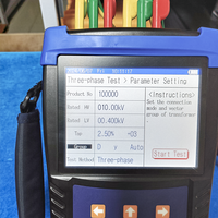 Smart Electronic Transformer Turn Ratio for Set Built-in Battery TTR Measuring Instrument 5.6 Inch LCD High Accuracy Ratio