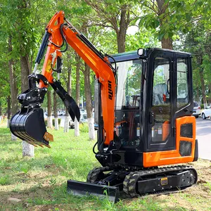 Mini Máy xúc 2.5 tấn Trung Quốc leite Made Mini Digger 2 tấn máy xúc bánh xích mới máy xúc bánh xích Digger