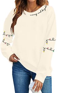 Tops de invierno para mujer, Sudadera corta para mujer, camisetas de algodón informales vintage personalizadas ligeras para mujer - Product Image 3