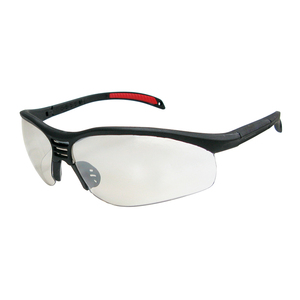 Lunettes de sécurité CE EN166 avec coussinet nasal PVC souple, barre de sourcils TPR et lentilles PC résistantes aux impacts - Product Image 3