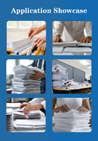 MASUNG Machine automatique de jogging et de secouage de papier de qualité industrielle de précision pour l'alignement des documents de bureau, d'école et de détail