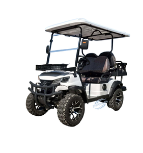 Voiturette de golf électrique de luxe personnalisable 4 places, configuration 1+1, véhicule de patrouille pour parcs, 48V, certifiée CE, autonomie 90 km - Product Image 2