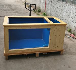 Koi tanque de peixes, aquário koi lago frp fibra de vidro com janela de visão e sala de filtro lateral - Product Image 6