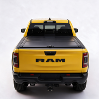 Couverture de benne rigide pliable en trois parties en alliage d'aluminium pour Ford F-150 2009-2018 Ranger 2021-2024 NP300 Ram 1500 2019-2024