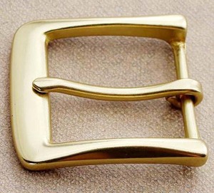 40Mm Tùy Chỉnh Kích Thước Bên Trong Chiều Rộng Rắn Brass Đơn Prong Pin Belt Buckle, Kim Loại Pin Buckle, Belt Pin Buckle - Product Image 1