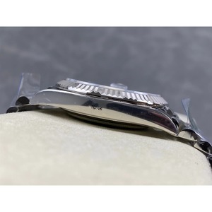 Montre de qualité supérieure, étanche, mécanique, fabriquée en acier 904L, mouvement VR3255, cadran gris avec date, modèle Président - Product Image 5