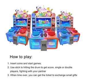 Máquina de videojuegos recreativos que funciona con monedas a <span class=keywords><strong>precio</strong></span> de fábrica, entretenimiento de batería de música para interiores, 1 año con efectos de sonido de batería - Product Image 6