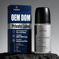 Déodorant Roll-on Minéral Sans Alcool à l'Alun de Potassium – Contrôle Naturel des Odeurs, Fraîcheur Douce pour Femmes et Hommes