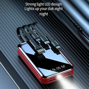 โรงงานขายส่ง พาวเวอร์แบงค์ในตัวพร้อมสายชาร์จ 5000mah 10000mah แบตสำรองมือถือ ชาร์จเร็ว พกพาสะดวก 5000 10000 มิลลิแอมป์ - Product Image 2