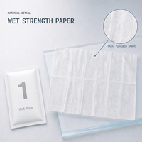 Lingettes nettoyantes pour écrans en papier résistant à l'eau avec feuille fine et flexible pour le nettoyage des écrans électroniques, vente en gros OEM