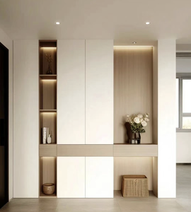 Kính hiện đại góc rượu vang và dao kéo Tủ lưu trữ với bảng phụ Home Bar đồ nội thất cho phòng khách - Product Image 2