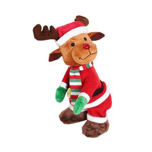 Noël électrique <span class=keywords><strong>Twerk</strong></span> en peluche père noël <span class=keywords><strong>musique</strong></span> danse poupée cadeaux de noël en peluche Musical jouet de noël pour la décoration de la maison - Product Image 4