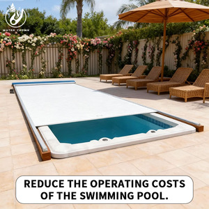 Couverture de <span class=keywords><strong>piscine</strong></span> automatique Water Crown Premium, protection contre la poussière, durable, de haute qualité, pour jacuzzi. - Product Image 3