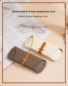 Bolsas de Almacenamiento al por Mayor, Nueva Bolsa de Cuero PU Suave, Estuche Protector para Gafas, Accesorios Portátiles para Gafas para Hombre y Mujer - Product Image 6