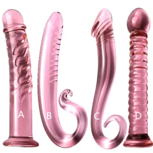 Kristalglas Penis Anaal Plug Glas Butt Anale Kraal Vrouwelijke Masturbatie Anus Stimulatie Gay Speelgoed