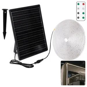 Striscia LED Solare 20m 6500k 200w per Illuminazione Esterna Efficiente, Decorativa ed Ecologica, Ideale per Giardini ed Eventi. - Product Image 1