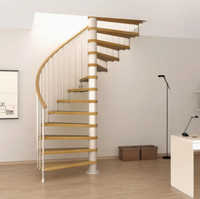 Escalier en spirale sur mesure en acier inoxydable 304, design moderne oriental, pour intérieur et extérieur