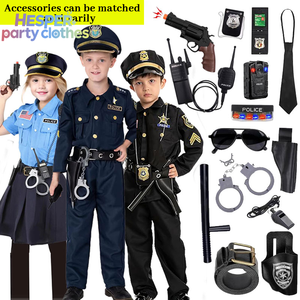 Disfraz de Policía HESPER y Traje de Cosplay para Niño, Maquillaje, Disfraz de Halloween, Accesorios, Ropa para Niños - Product Image 1