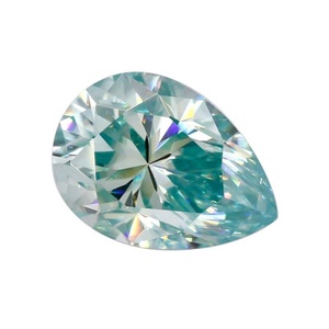 Bagues en moissanite de laboratoire certifiées CAL, en forme de poire ou de goutte, couleur saphir <span class=keywords><strong>bleu</strong></span>/rouge <span class=keywords><strong>grenat</strong></span>/<span class=keywords><strong>bleu</strong></span> champagne - Product Image 4