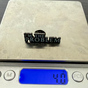 Ingrosso Spille Musicali in Metallo, Collezione di Spille Smaltate 'I'm the Problem', Spilla Smaltata con <span class=keywords><strong>Testi</strong></span> di Canzoni dall'Album Rosso, Distintivo da Bavero Ispirato alla Musica - Product Image 6
