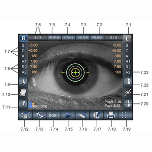 각질계가있는 판촉 가격 검안 장비 자동 굴절 기계 ARK-8500 - Product Image 5