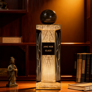 Flacon de <span class=keywords><strong>parfum</strong></span> de luxe imprimé à l'écran de soie de designer haut de gamme 100 ml style Arabis avec bouchon en résine et logo personnalisé - Product Image 2