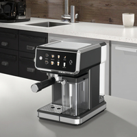 Machine à expresso automatique 20 bars pour bureau et hôtel, tactile et facile à transporter, facile à utiliser, multifonctionnelle