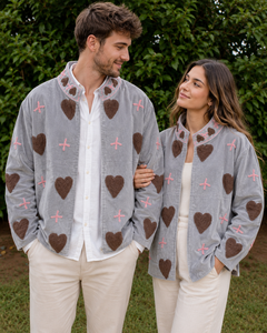 Luxury Handmade Knitted <b>Velvet</b> Embroidered Bomber <b>Jacket</b> Breathable Cotton Lining Winter Stand <b>Men</b> Women | Premium Fashion - Product Image 1