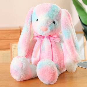 Peluche de Conejo <span class=keywords><strong>Bonnie</strong></span> de Orejas Largas y Coloridas, Muñeco de Peluche para Niñas, Regalo de Cumpleaños, Muñeco de Peluche de Algodón PP - Product Image 6