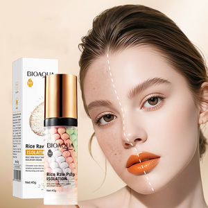 BIOAQUA Rice <strong>Puree</strong> Three Color Isolation <strong>Cream</strong> Delicate Hydrating Waterproof Brightening Skin Tone Trimming Makeup <strong>BB</strong> <strong>Cream</strong> - Product Image 1