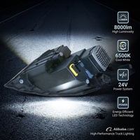 Pour Volvo VNL VNR 2018-2025, ensemble de phares LED 78619542 78619544 84751279, lampe avant de camion 12V