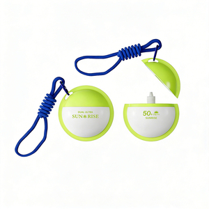 Trending Lanyard <b>Sunscreen</b> Bottle PP Cleanser Tube Squeeze Hand Cream Bottle Cosmetic Packaging Customized - Product Image 4