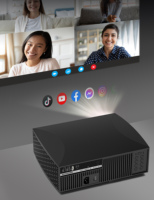 Penjualan langsung pabrik proyektor Android cerdas Wupro F30 OEM/ODM proyektor LCD luar ruangan mendukung 4K 1080P Home Theater Mini