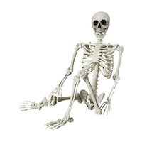 Squelette d'Halloween en plastique de taille humaine de 24 pieds (180 cm, 6 pieds) en gros à vendre
