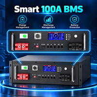 Batterie LiFePO4 51,2V 100Ah 5,12kWh à montage en rack avec BMS 100A CAN RS485 Bluetooth pour stockage d'énergie solaire