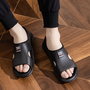 Sandals for men, new style for summer outerwear anti-slip soft surface wear-resistant soft sole breathable outdoor beach Sandals - Product Image 4