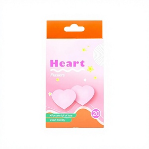 Bende Adesive Flessibili a Forma di <span class=keywords><strong>Cuore</strong></span> per Bambini, Trasparenti <span class=keywords><strong>con</strong></span> Motivi, Strisce Impermeabili in PE per Uso Quotidiano Domestico - Product Image 6
