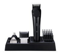 Tondeuse Électrique 5-en-1 pour Hommes GK-960 – Kit Rechargeable Sans Fil avec Têtes Amovibles et Guides de Coupe – Utilisation à Domicile et en Salon