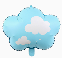 Ballons en aluminium motif Soleil, Nuage, Arc-en-ciel, Étoile filante, Visage souriant pour Baby Shower, Décoration d'anniversaire, Révélation du sexe, Fête de la Saint-Valentin, Jouet de fête