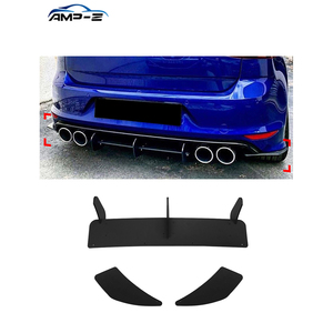 AMP-Z difusor trasero para VW Volkswagen Golf <span class=keywords><strong>MK</strong></span> 7R difusor splitter 2013-2016 - Product Image 1
