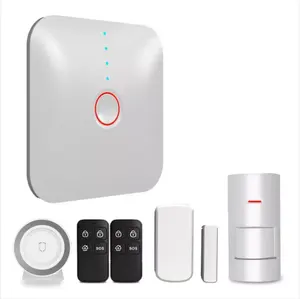 2024 High Quality Best Sale Wifi Gsm Wireless Home Tuya Alarm Security System With Camera