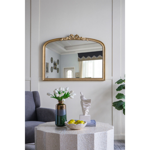 Baroque Style Gold Arch <b>Mirror</b> 40.2 x 29.9 <b>Wall</b> Decor - Product Image 4