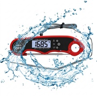 Thermomètre alimentaire numérique 2-en-1 OEM/ODM à double sonde en acier inoxydable 304, étanche IP65, lecture instantanée pour la cuisson de la viande et le barbecue