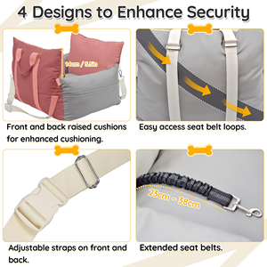 Cama de Viaje para Mascotas, Impermeable, con Funda Extraíble y Lavable, Tela Oxford Suave, Transpirable, Portátil, Antideslizante y Resistente a la Suciedad - Product Image 3